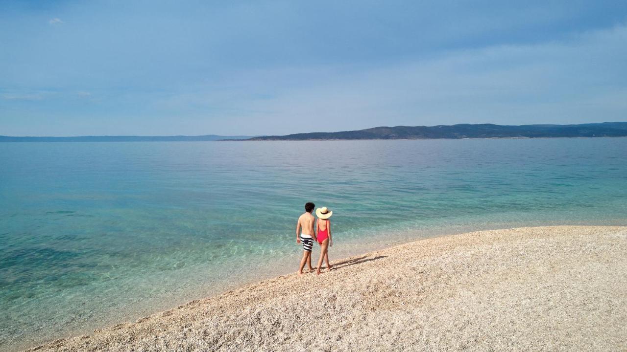 Bluesun hotel Berulia Brela Bagian luar foto