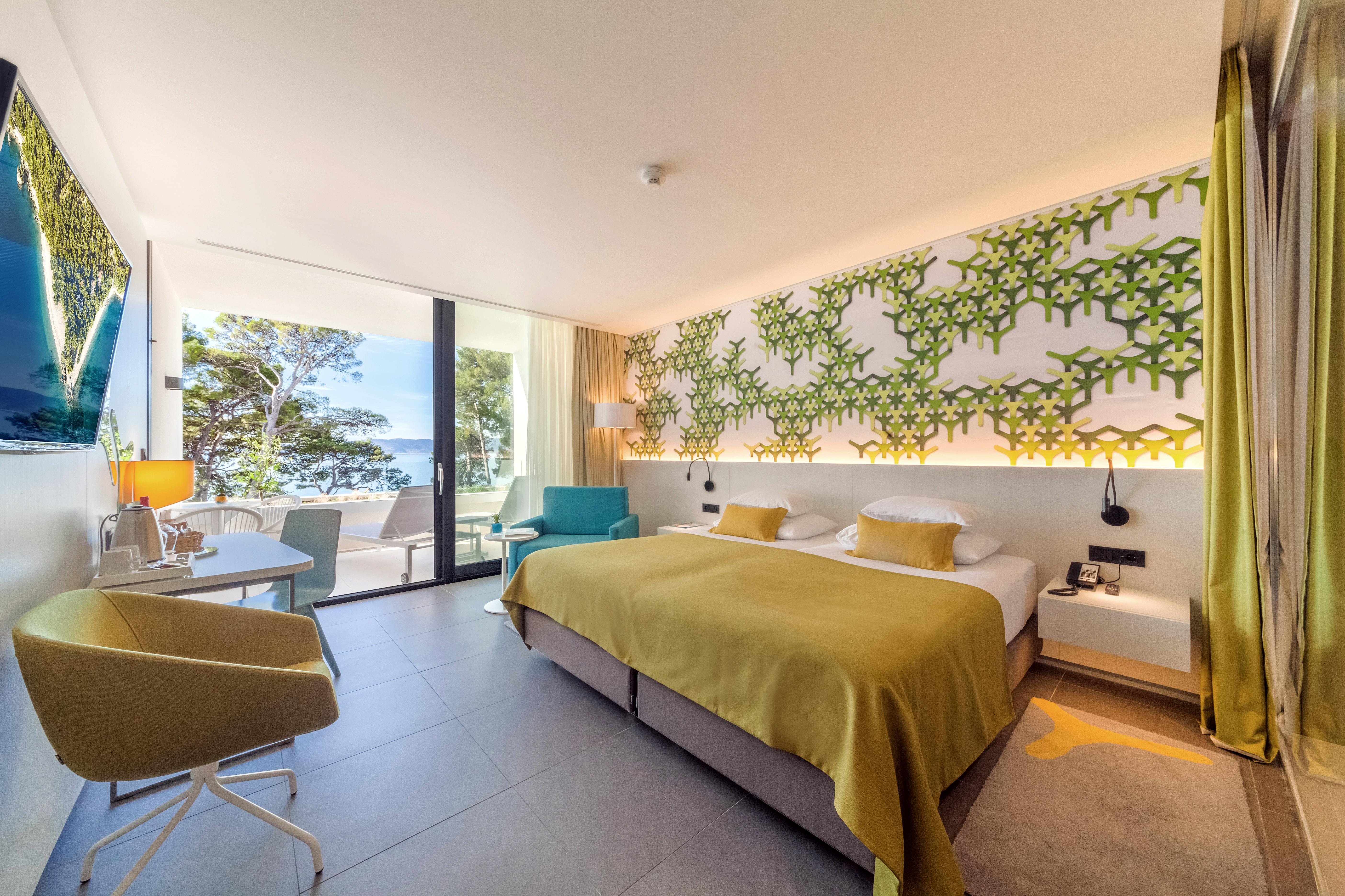 Bluesun hotel Berulia Brela Bagian luar foto