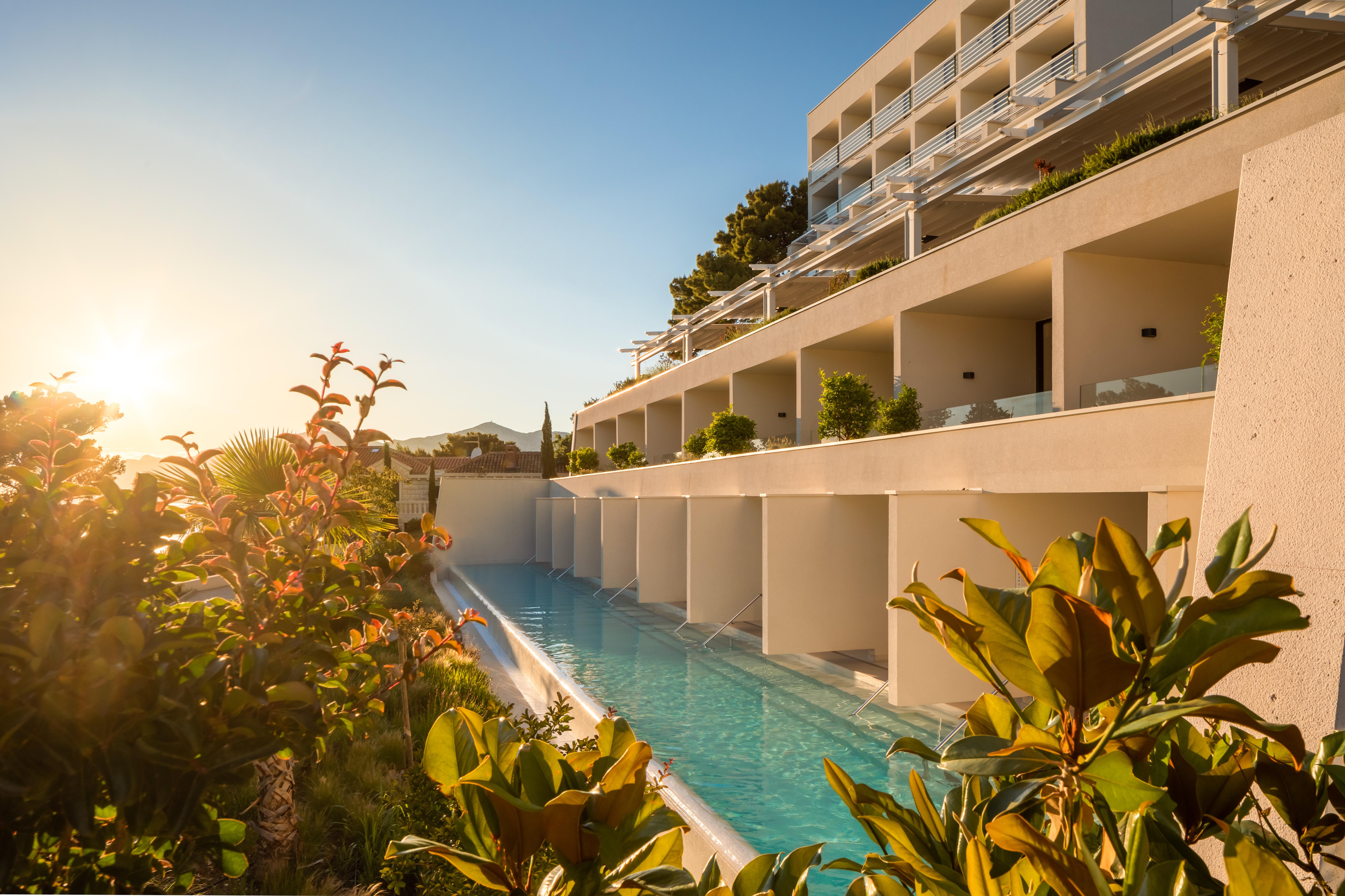 Bluesun hotel Berulia Brela Bagian luar foto