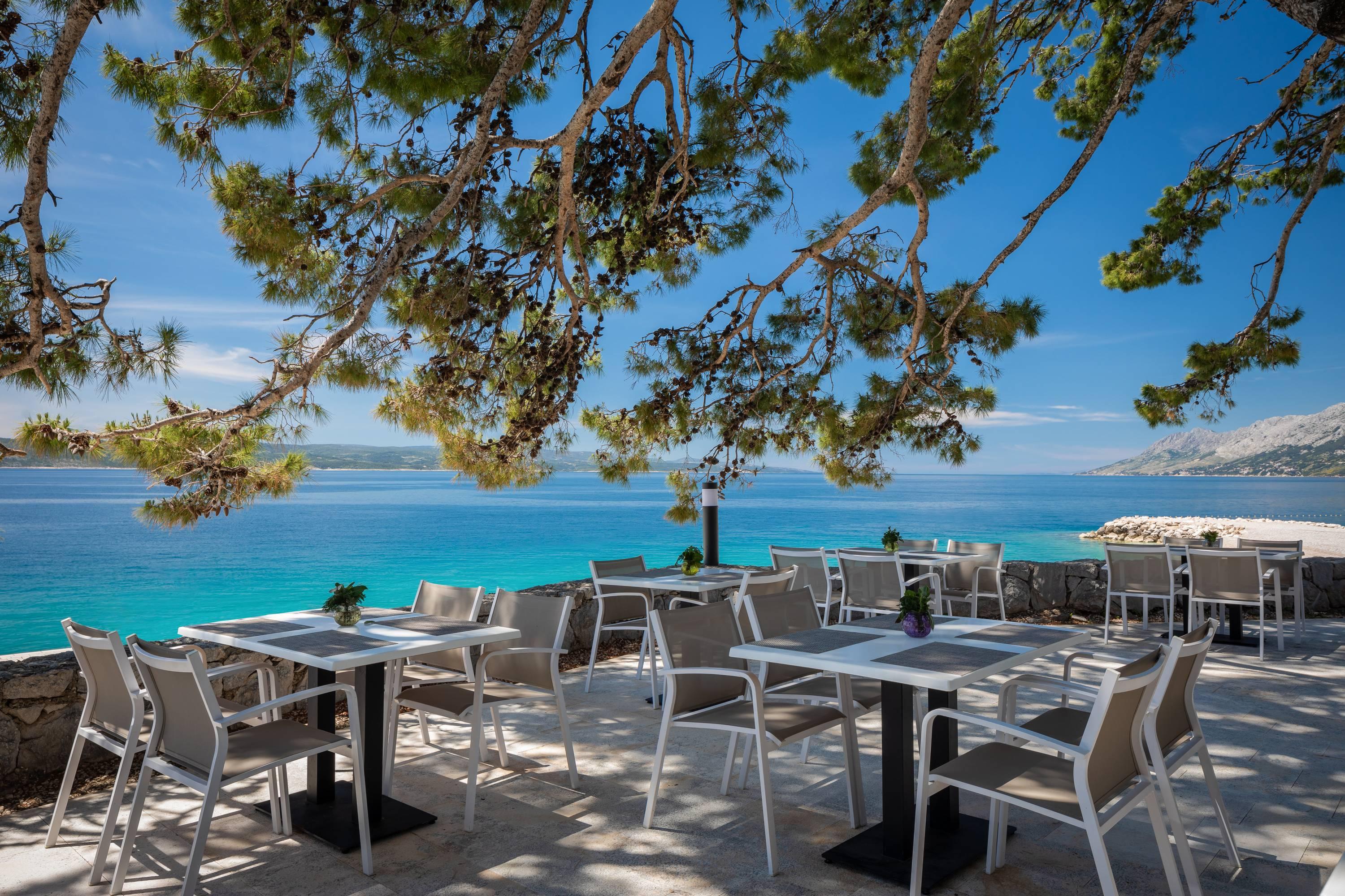 Bluesun hotel Berulia Brela Bagian luar foto