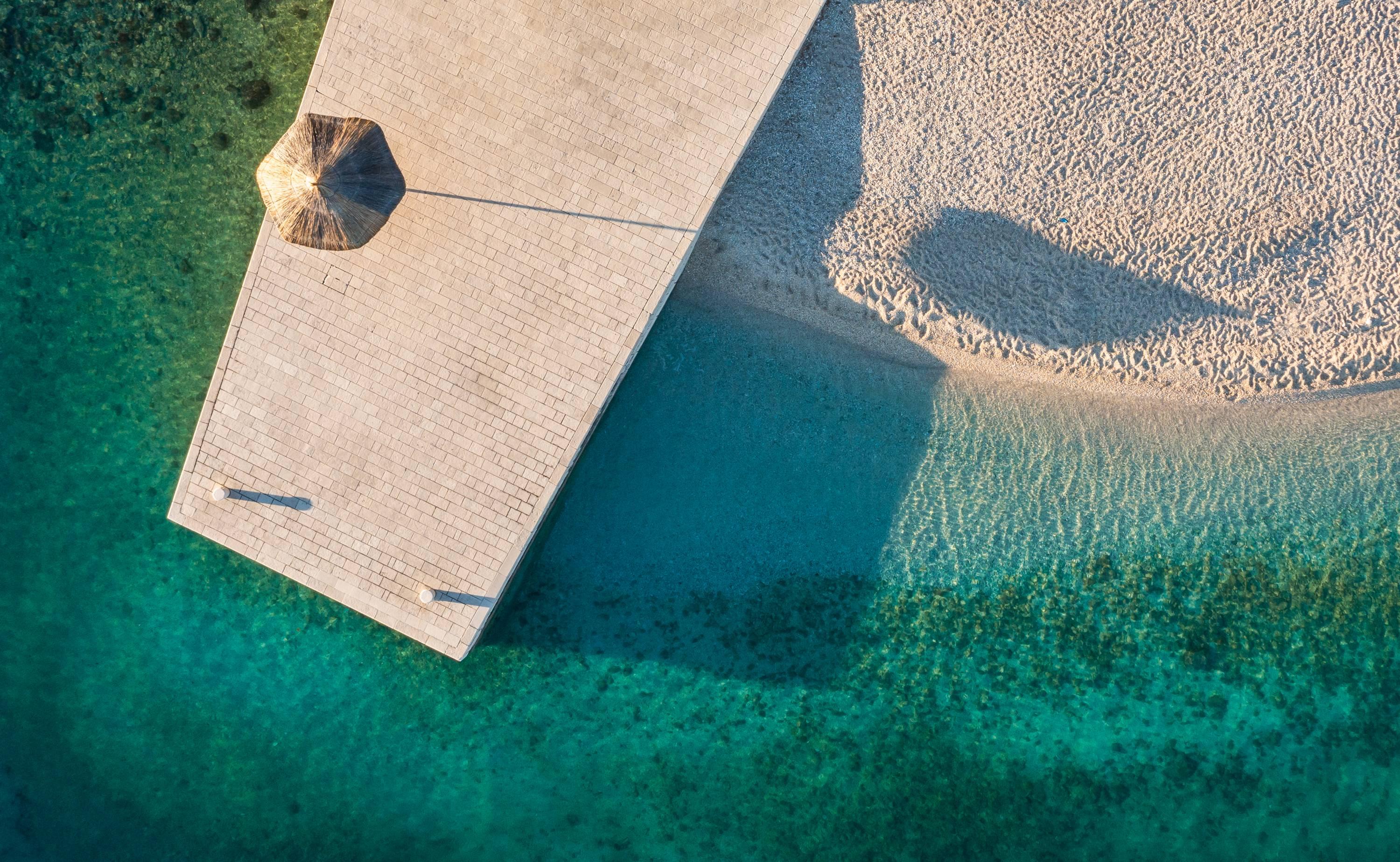 Bluesun hotel Berulia Brela Bagian luar foto