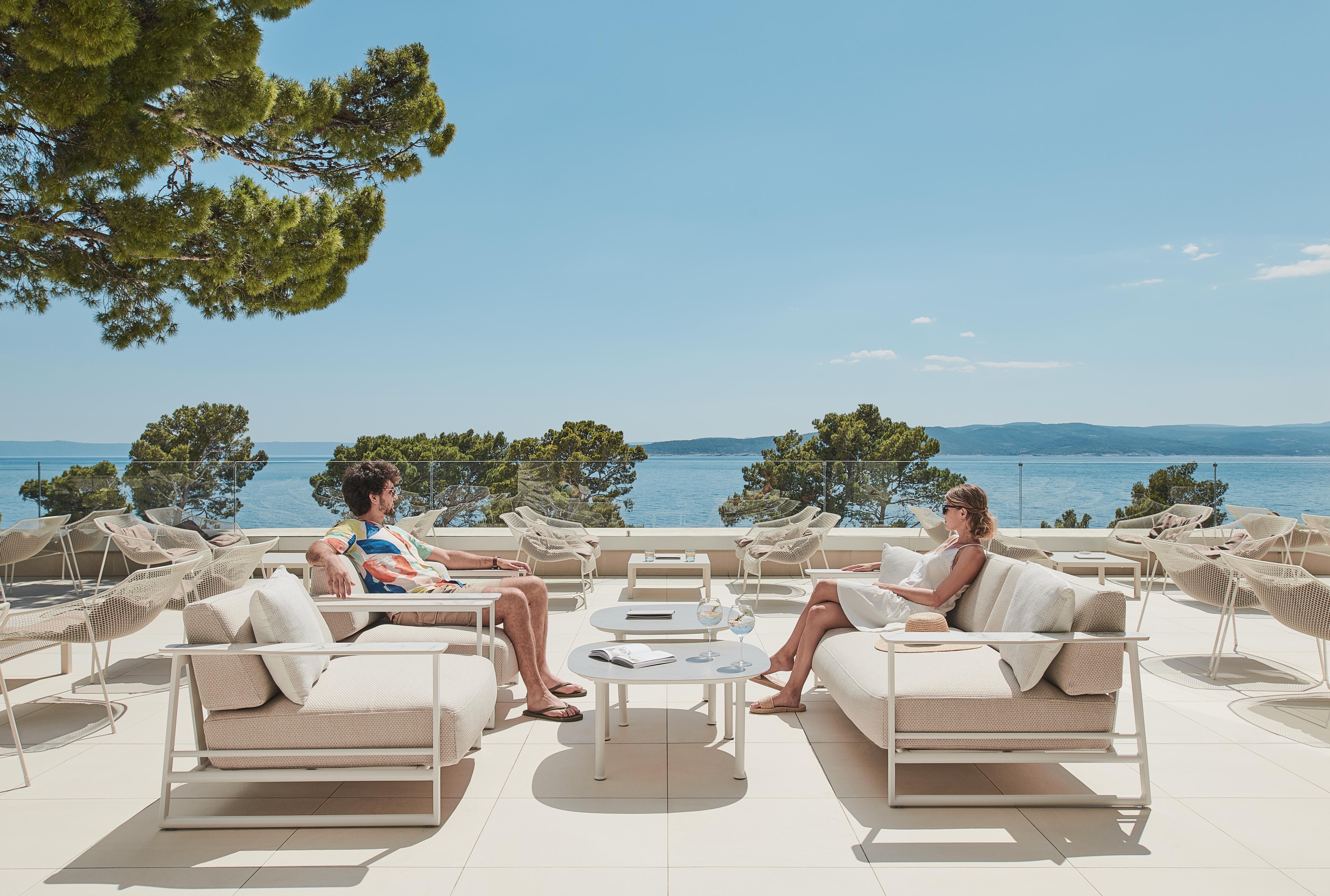 Bluesun hotel Berulia Brela Bagian luar foto