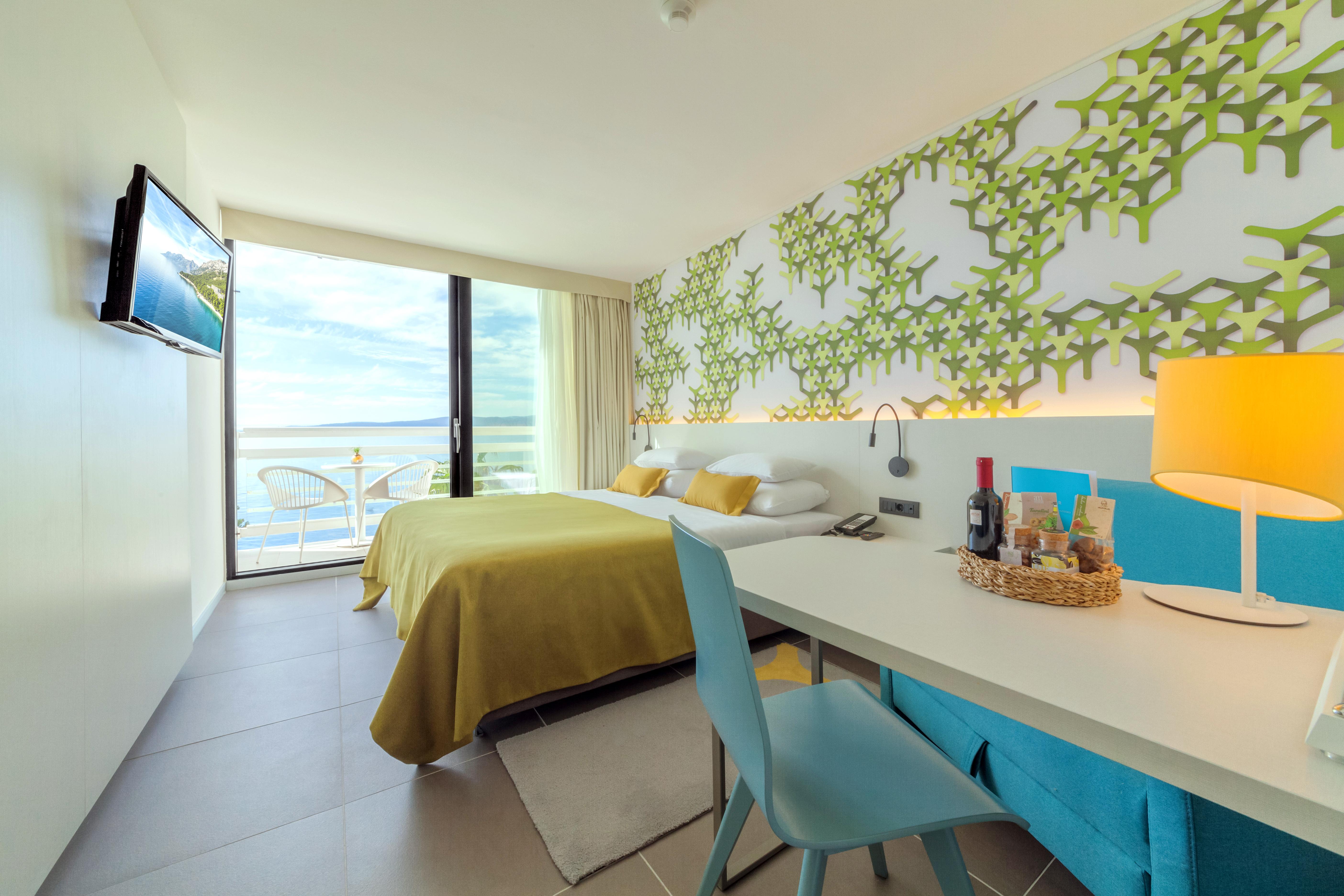 Bluesun hotel Berulia Brela Bagian luar foto