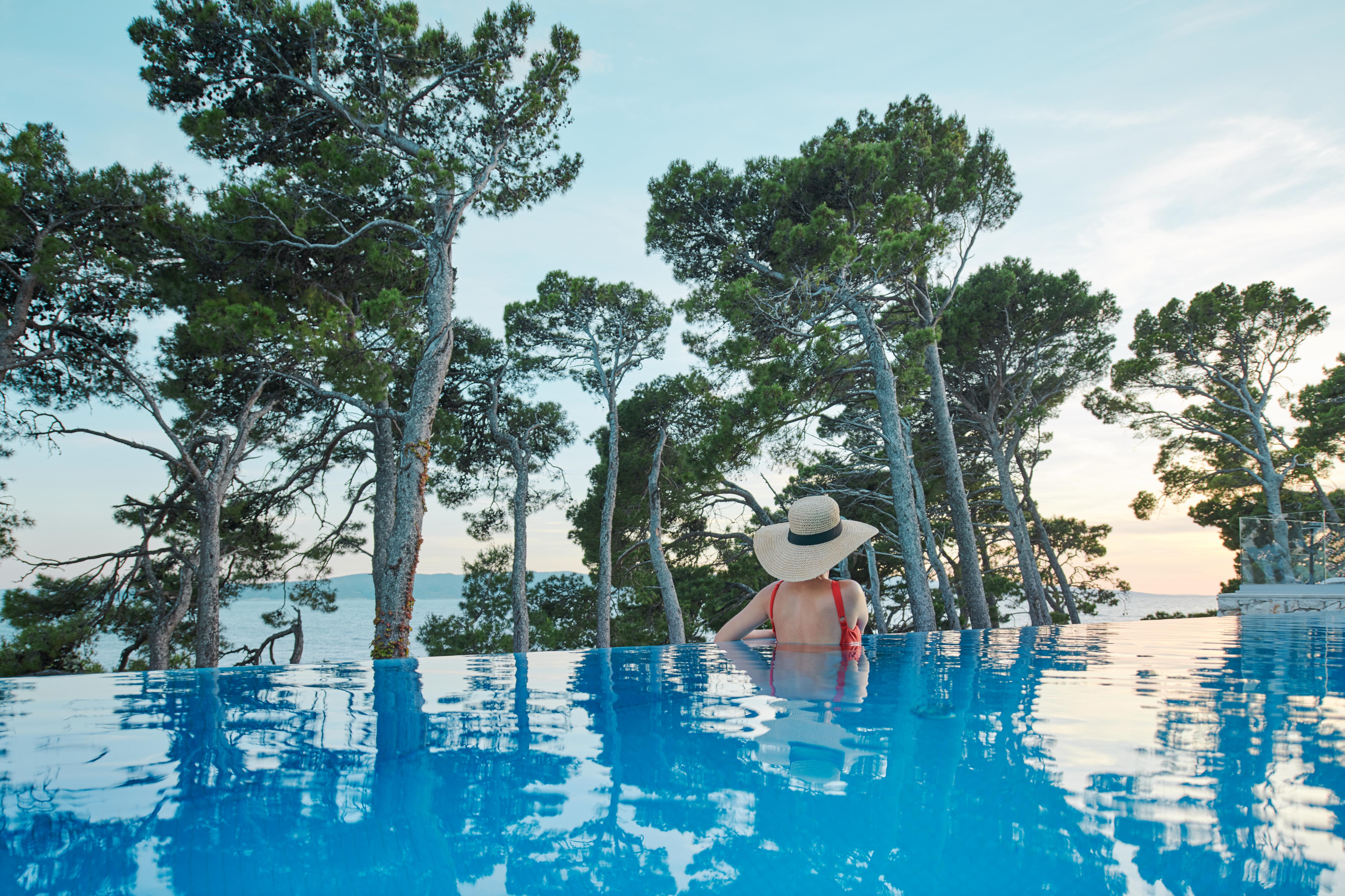 Bluesun hotel Berulia Brela Bagian luar foto